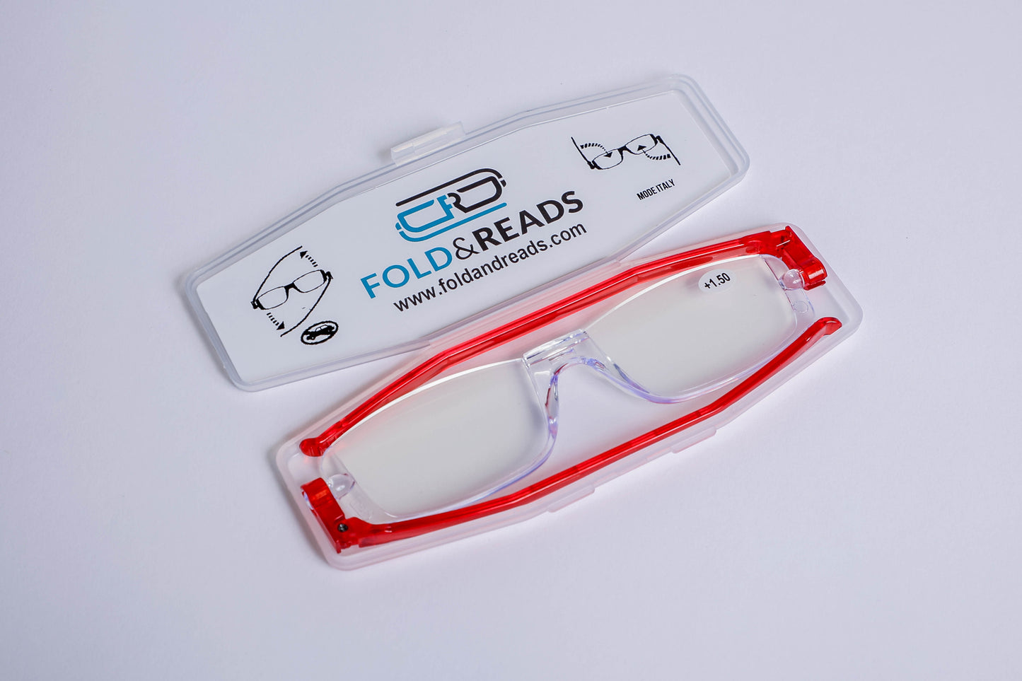 Reading Glasses Foldables | Red