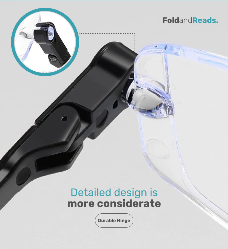 Foldable Reading Glasses | Black