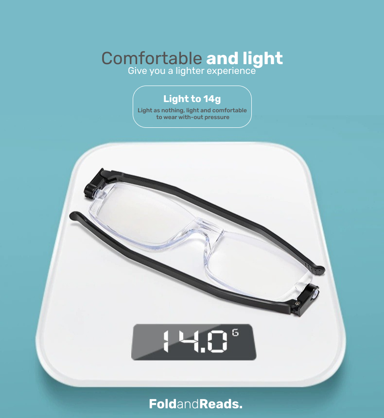 Foldable Reading Glasses | Black